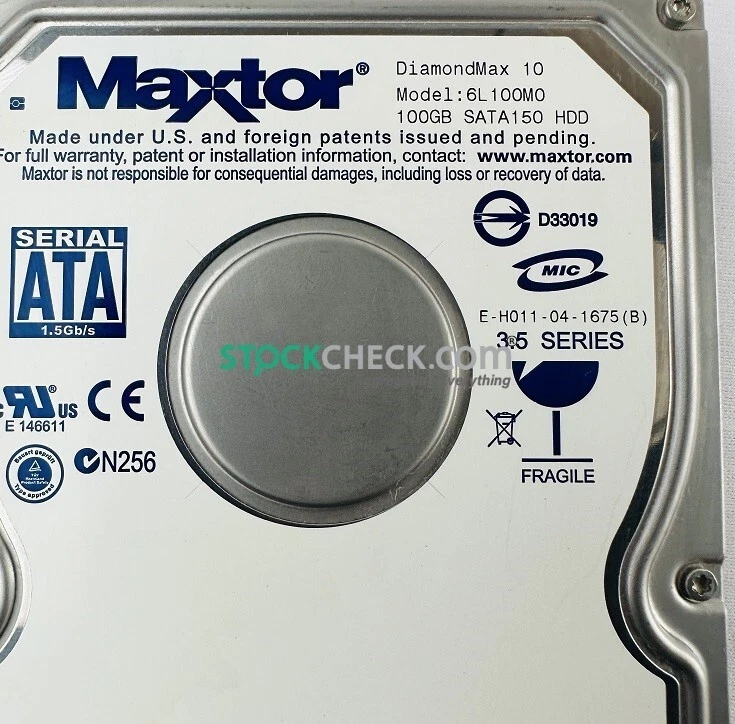 Maxtor 6L100M0 Hard Disk Drive - Image 3 of 4