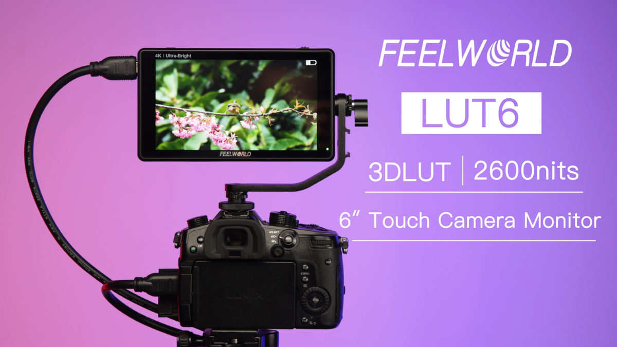 ★キニョネス★FEELWORLD★LUT6★2600nit★field Amazon.com : FEELWORLD LUT6S 6 Inch Field Monitor Ultra
