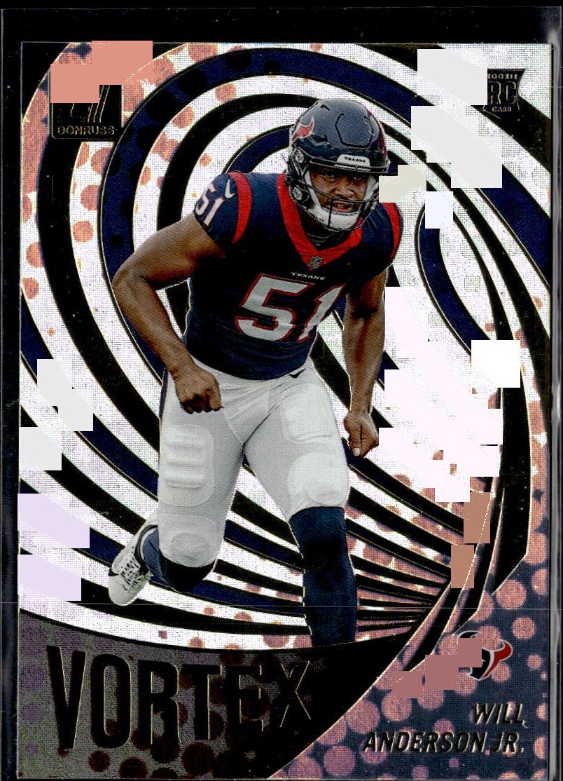 2023 Donruss #VOR-18 Will Anderson Jr. Vortex Rookie Houston Texans