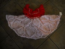 Beautiful NEW Hand-Crocheted Dress Baby Girl HI-340