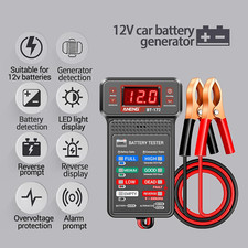 Car Battery Tester,12V Digital Automotive Batteries Tester,Alternator Charging A