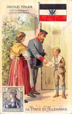 Chromo Chocolat POULAIN La Poste En Allemagne