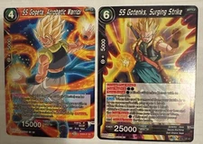 SS Gogeta, Acrobatic Warrior EX04-01 + SS Gotenks, Surging Strike BT13-133 DBS