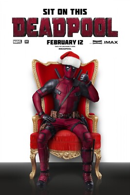 2016 Marvel Deadpool Movie Poster 11X17 Wade Wilson Ajax Vanessa Mercenary   