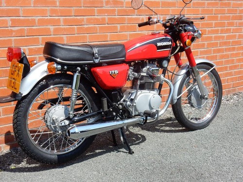 Honda CB175 1973 174cc - GFX 113L - See Video - Picture 3 of 18