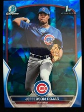 2023 Bowman Sapphire JEFFERSON ROJAS 1st Rookie #BCP-70 Cubs Chrome RC QUANTITY