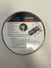 3.75" Camera Base Junction Charcoal color Outlet Box for CCTV Cameras