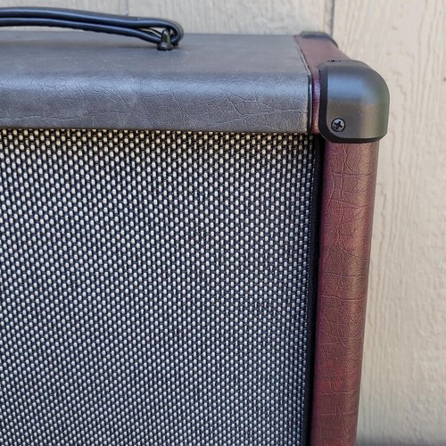 Gray and black Matrix guitar amp or speaker grill cloth 32"x32