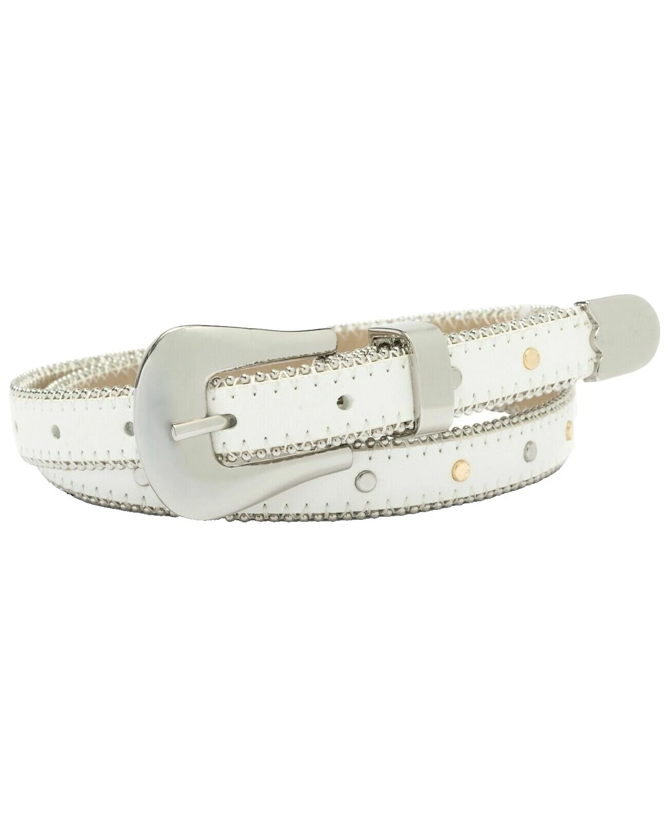 Beaded White Belts for Women