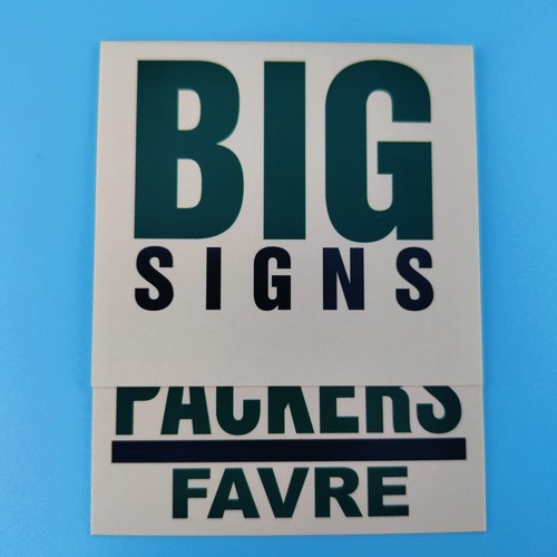 2003 Fleer Platinum #2 of 10BS Brett Favre Green Bay Packers BIG SIGNS - Picture 2 of 3