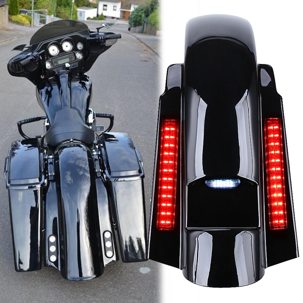 Kit 6 Gommini Laterali In Gomma Per Harley Touring 2008-2016 – Ricambio 0521-1234 - 2