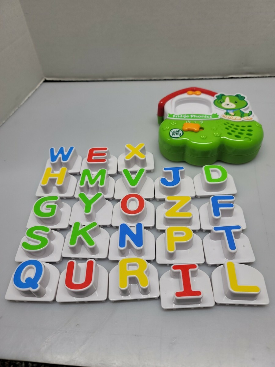 Leapfrog Word Fridge Phonics 23 MAGNETIC LETTERS ALPHBET | eBay