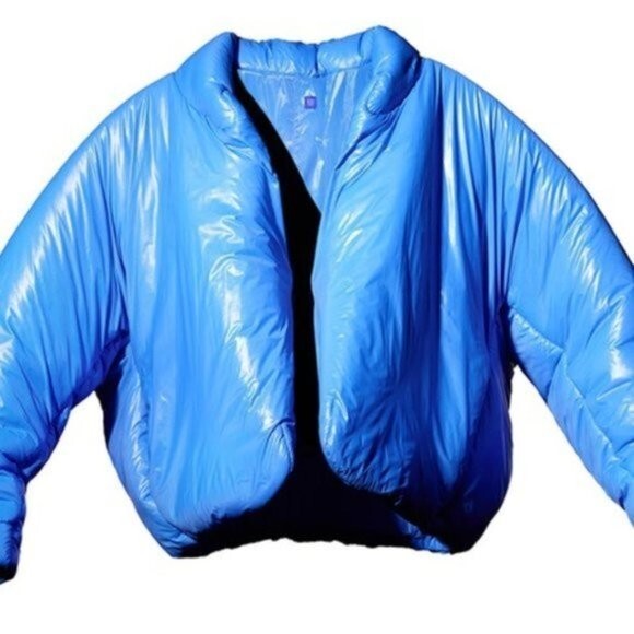 Yeezy x GAP Blue Round Puffer Jacket Size XL NEW