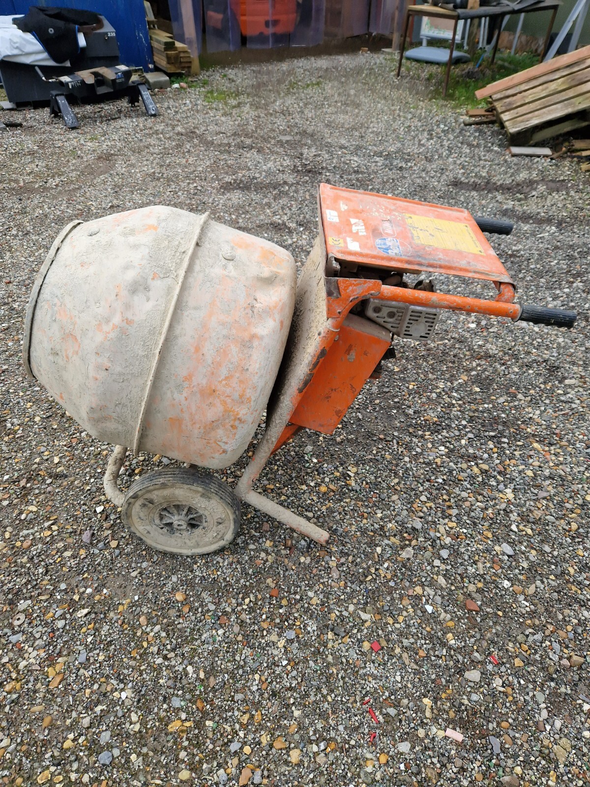 belle cement mixer, petrol with Honda engine, construction site or self