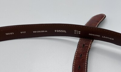 FOSSIL Genuine Leather Brown Belt  44 x 1.5 inches Fossil Men main image 3