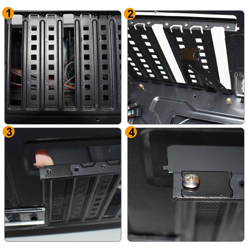 20 PCS Vented Slot Covers Expansion Wärmeissipationsabdeckung PCI-Steckplatz - Afbeelding 11 van 12
