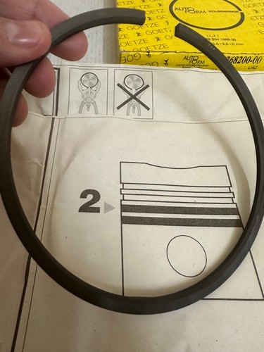 6cyl X Goetze PISTON RING 06 268200 00 STD 130 FOR LIAZ M/MS 634 11,9L 1968-1985 - Picture 5 of 8