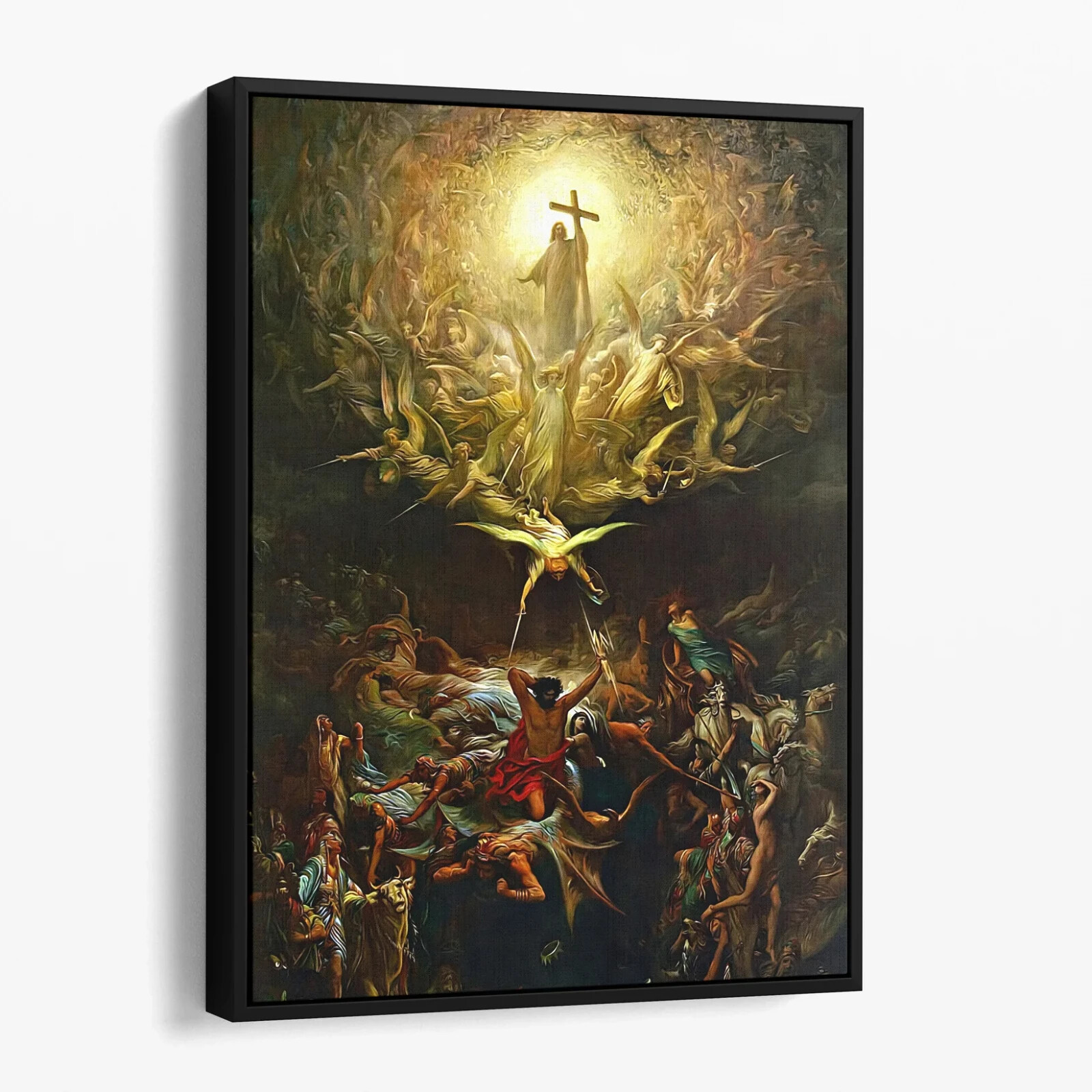 The Triumph Of Christianity Over Paganism Jesus Christ Canvas Print Wall Art
