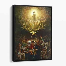 The Triumph Of Christianity Over Paganism Jesus Christ Canvas Print Wall Art