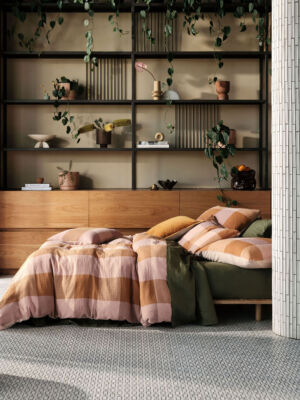 Linen House Irvine Pink Salt Quilt Cover Set
