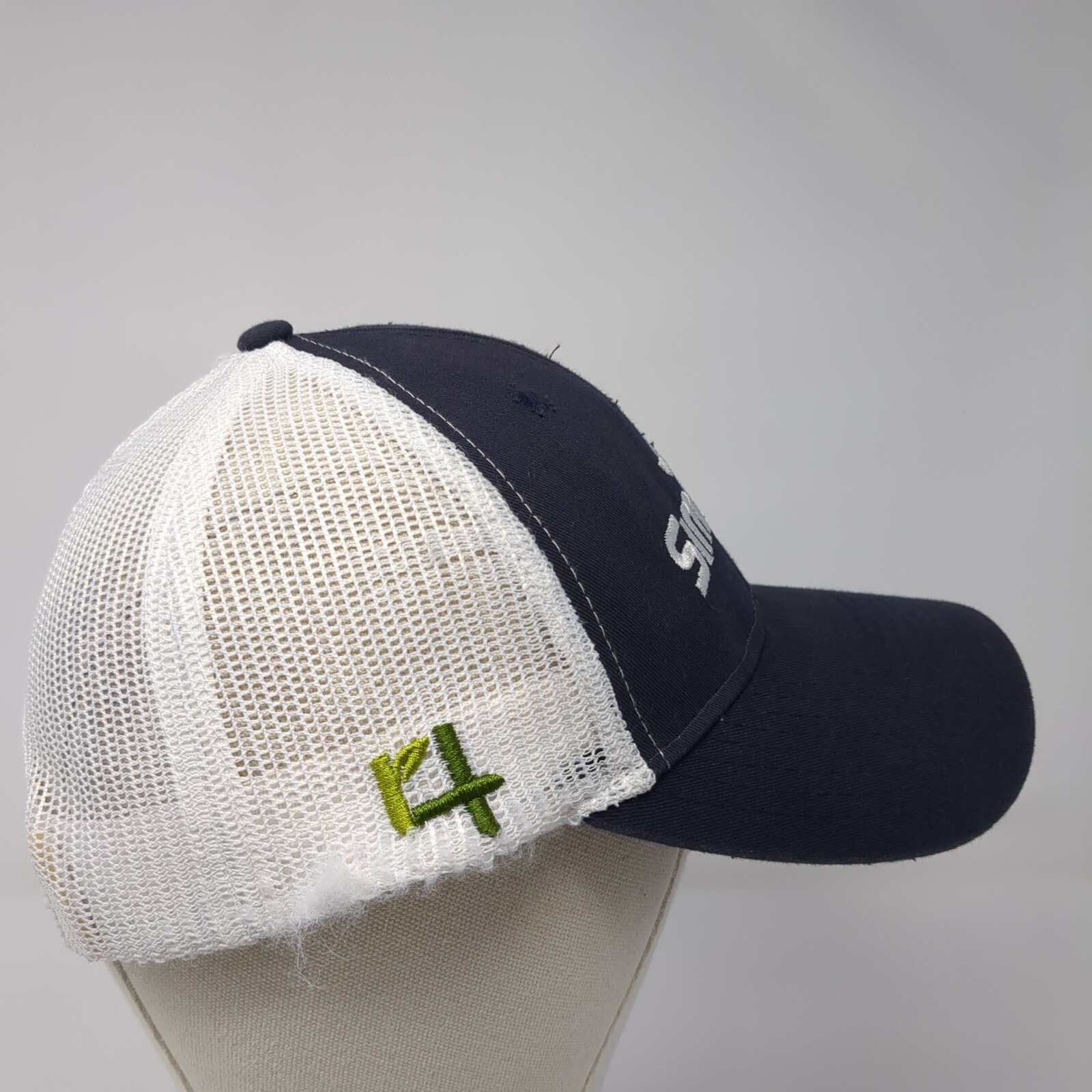 Simplot Snapback Mesh Back Trucker Hat Blue One S… - image 4