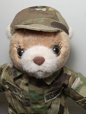 Vintage 1989 Bear Forces Of America 12" Teddy Bear Plush Animal Stuffy U.S. Army