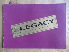 Subaru Legacy Accessories brochure c.1991