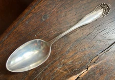 Antique Sterling GORHAM LANCASTER 1897 5 o'clock Teaspoon Floral "May" "1899"