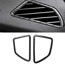 Carbon Fiber Dashboard Air Vent Outlet Cover Trim For BMW X5 E70 X6 E71 2008-13