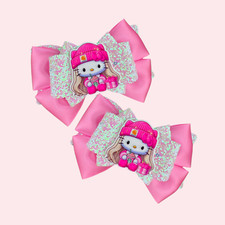 Sanrio Hello Kitty Hair Bow, Hair bows for girls, Bows for toddlers