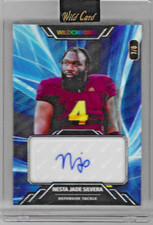 2023 Wild Card Wild Chrome Pro Look NESTA JADE SILVERA AUTO #7/8 Raiders