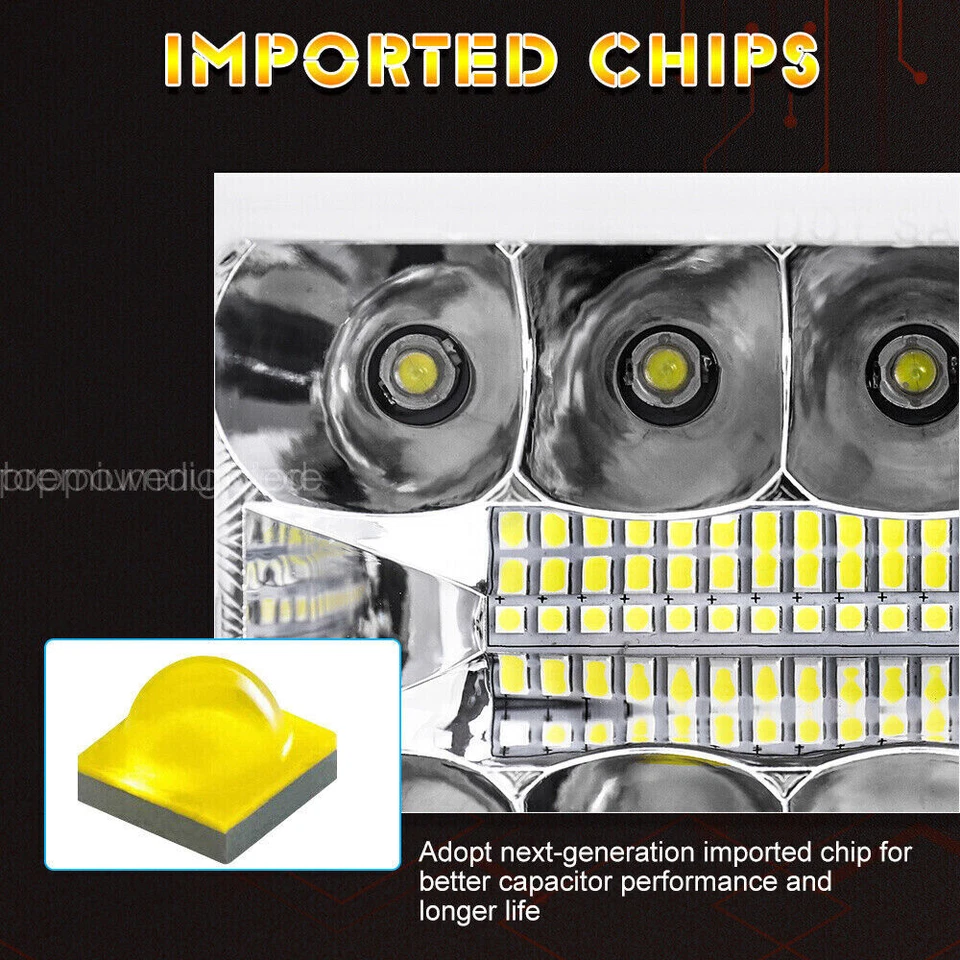 4PCS 4x6" LED Headlights Hi/Lo Beam For Oldsmobile Cutlass Supreme 1976-1988 DRL Foto 3 de 4