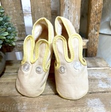 Vintage Baby Infant Size Bunny Crib Shoes NEW