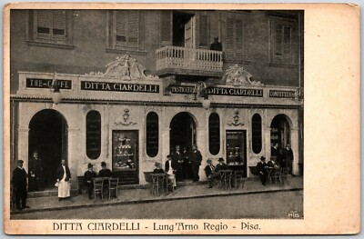 Ditta Ciardelli, Lung'Arno Regio, Pisa, Italy - Postcard