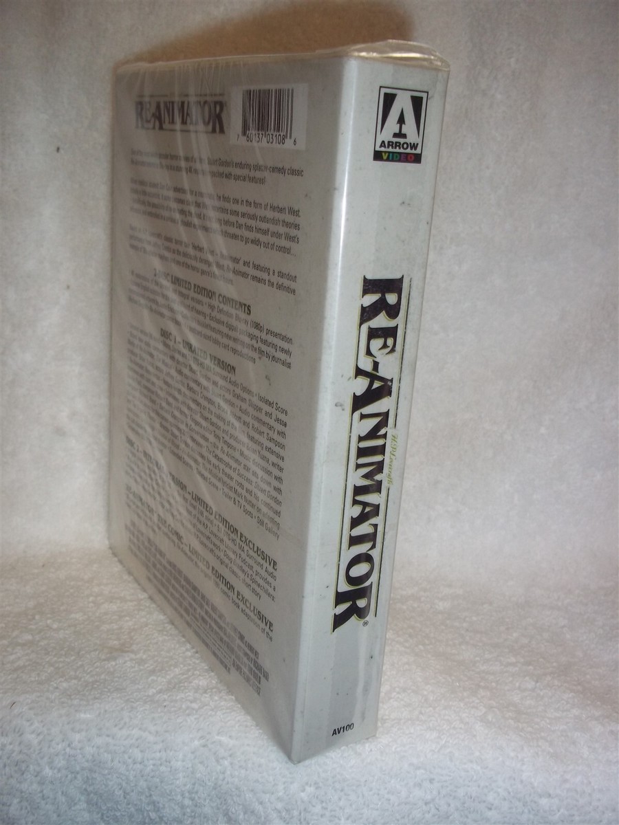 Re-Animator (Blu-ray, 2017) Jeffrey Combs Bruce Abbott Barbara Re-Animator (Blu-ray, 2017) Jeffrey Combs Bruce Abbott Barbara