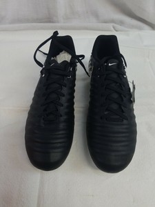 Nike Tiempo Ligera IV FG Soccer Cleats Black White-Black 897744 002 | eBay