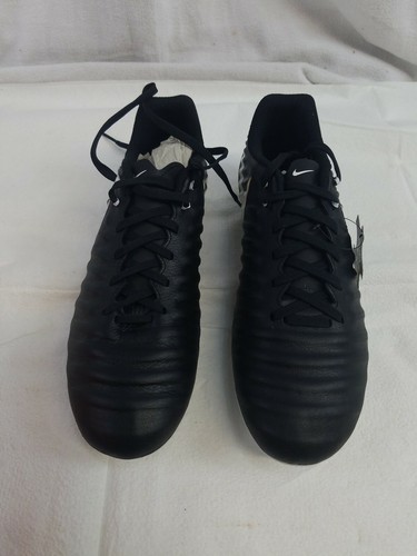 Nike tiempo intuitivo IV FG Botines De Fútbol Negro Blanco-Negro 897744 002  | eBay