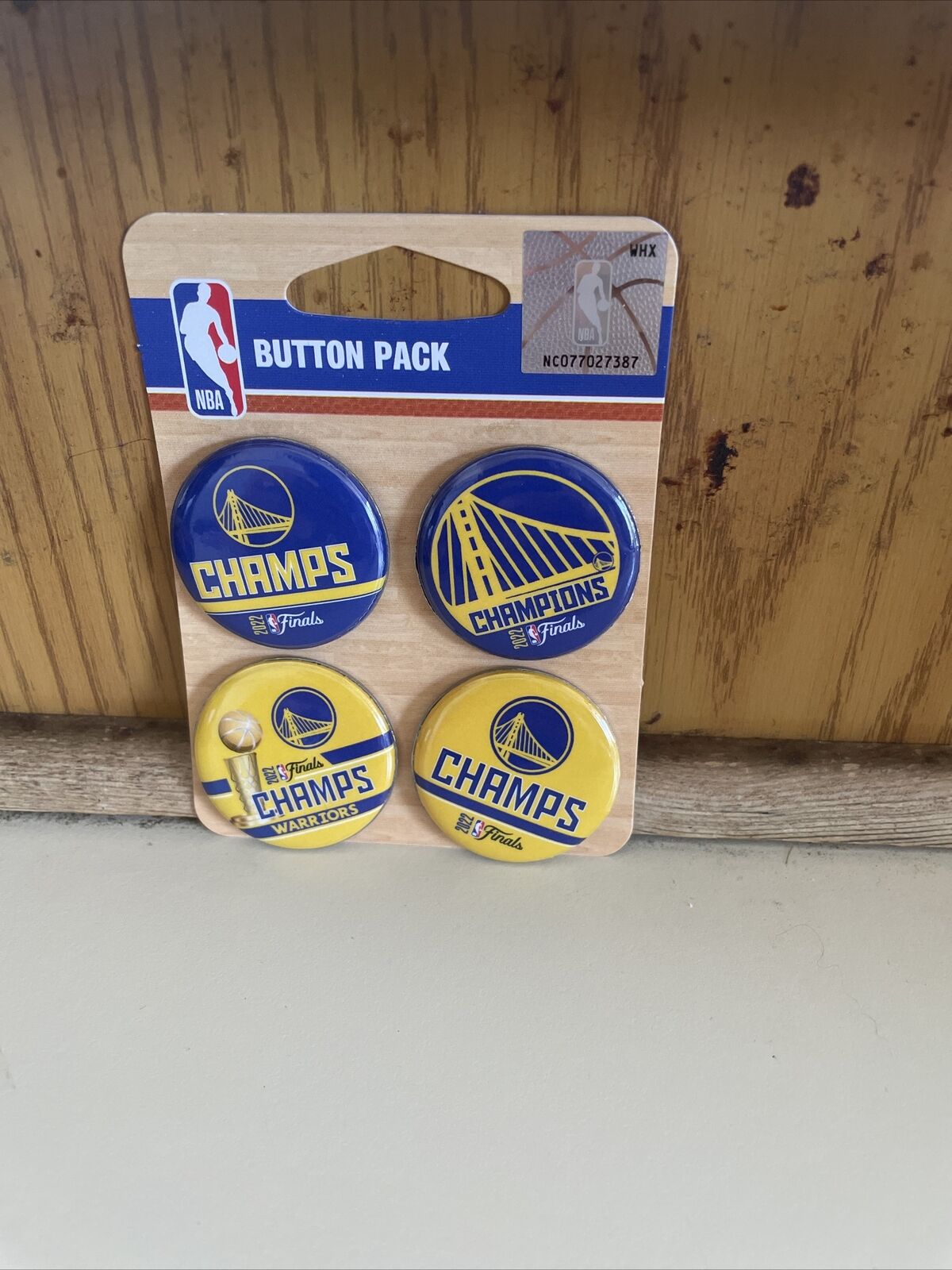 Golden State Warriors WinCraft 2022 NBA Finals Champions 4'' x 4