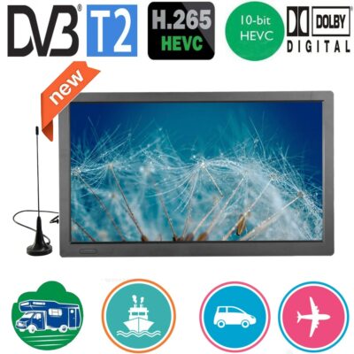 LEADSTAR 13 Inch Portable Mini Tv With DVB-T2 H265/Hevc 10 Bit Dolby AC3 HDMI