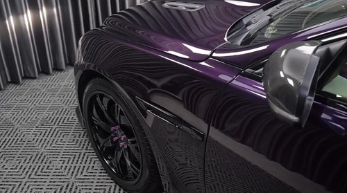 Ultra Gloss PET Liner Metallic Midnight Purple Car Vinyl Wrap Film Air Release - Picture 3 of 19