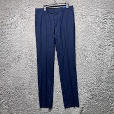 Perry Ellis Dress Pants Mens 42 30 Azure Travel Luxe Easy Care Performance