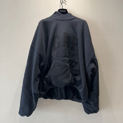Yeezy Gap Engineered By Balenciaga Dove Hoodie Washed Black 472996