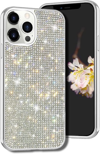 Lujo Diamante Estuche 3D Cristal Estrás Cubierta Para iPhone 14 13 12 Pro Max Plus - Imagen 22 de 44
