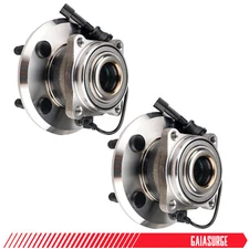 Pair Rear Wheel Bearing & Hubs for 2010-2017 Chevy Equinox GMC Terrain 2.4L 3.6L