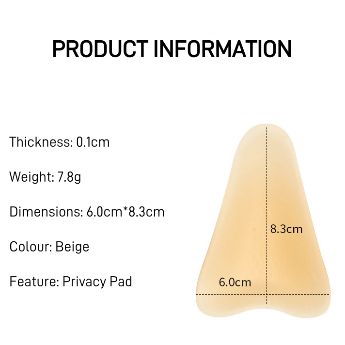 2 Pezzi – Correttore Silicone Invisibile Per Camel Toe, Riutilizzabile E Autoadesivo, Per Leggings E Costumi, Trasparente