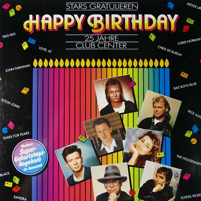 Stars gratulieren Happy Birthday 25 Jahre Club Center SR International LP-6579
