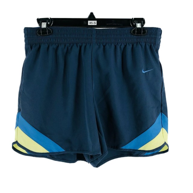 Nike Dri-Fit Women's Blue Stretch Waist Athletic Shorts Size Medium | eBay