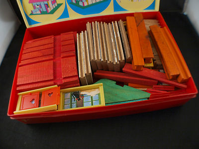 Ancienne Boîte De Jeu De Construction VILLAS Garnier Cornil 901 - Vintage - Occasion