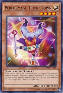 Performage Trick Clown - CORE-EN018 - Common - Unlimited Edition x3 - Near Mint
