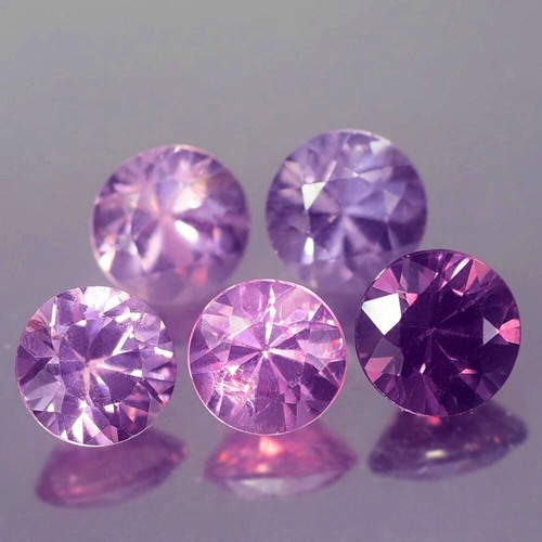 HERMOSA ESPINELA NATURAL 2,30 QUILATES AA 5 PIEZAS CORTE DIAMANTE COLOR ELEGANTE SIN CALENTAR - Imagen 2 de 3
